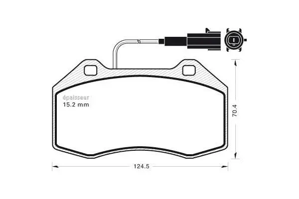Brake Pad Set, disc brake (917)