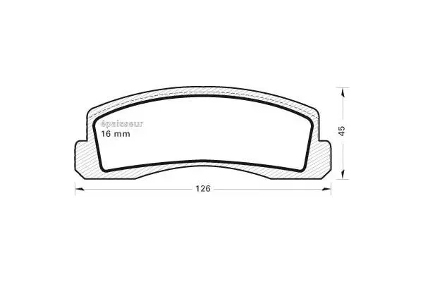 Brake Pad Set, disc brake (144)