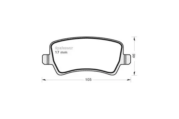 Brake Pad Set, disc brake (863)