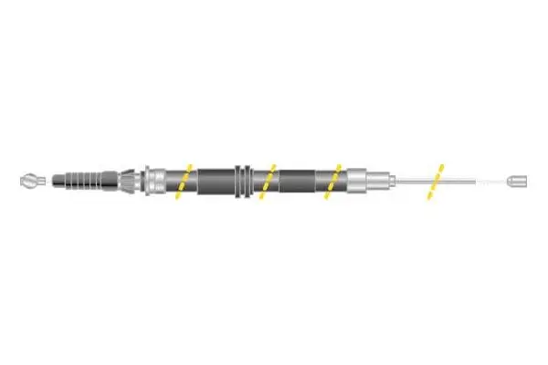 Cable Pull, parking brake (CF6284)