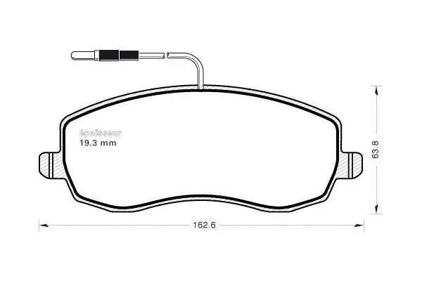 Brake Pad Set, disc brake (971)