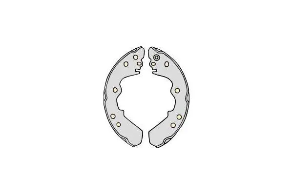 Brake Shoe Set (M691)