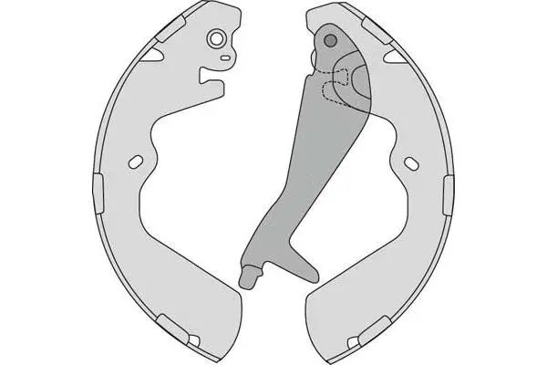 Brake Shoe Set (M796)