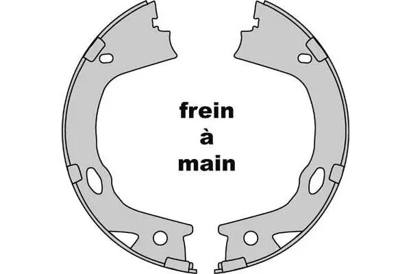 Brake Shoe Set, parking brake (M954)