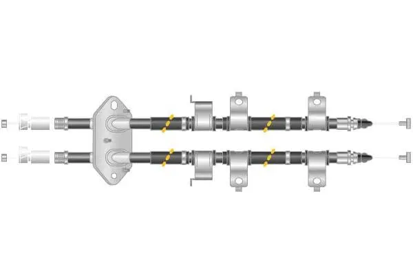 Cable Pull, parking brake (CF6380)