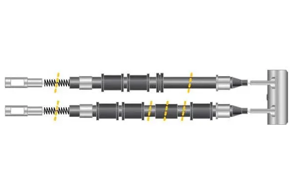Cable Pull, parking brake (CF5345)