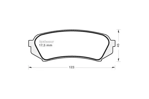 Brake Pad Set, disc brake (504)