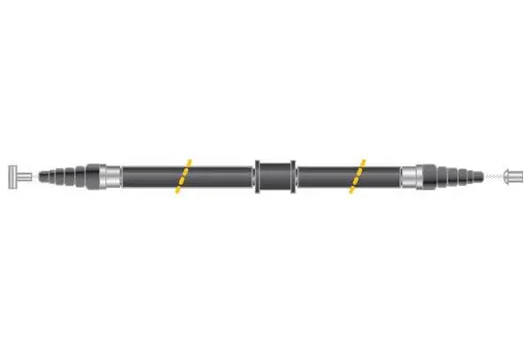 Cable Pull, parking brake (CF6161)