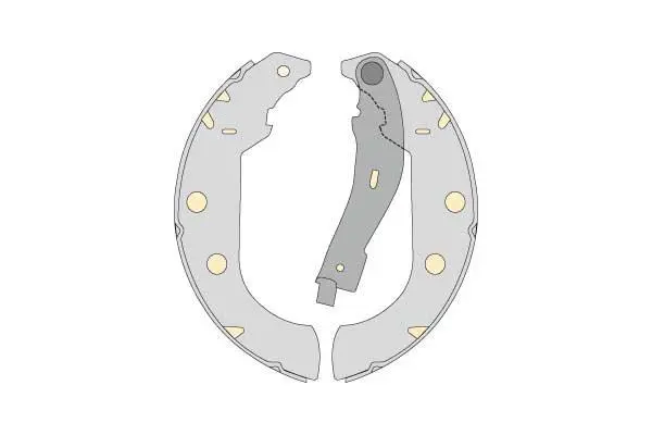 Brake Shoe Set (M755)