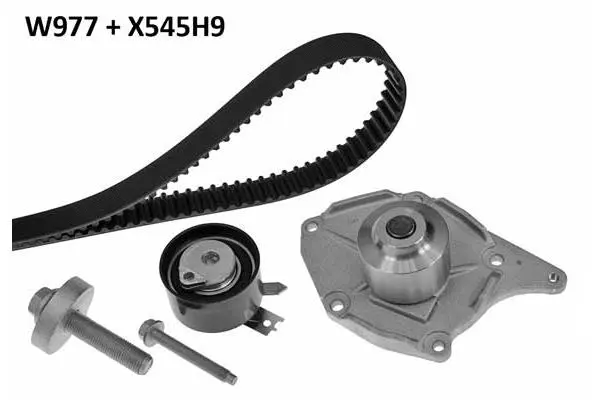 Water Pump & Timing Belt Kit (977K1)