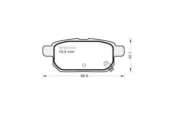 Brake Pad Set, disc brake (1068)