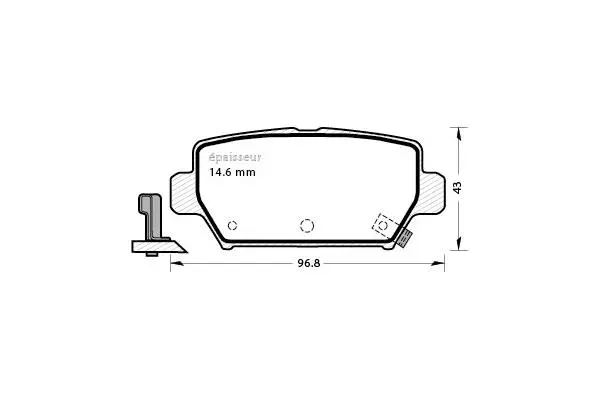 Brake Pad Set, disc brake (1332)