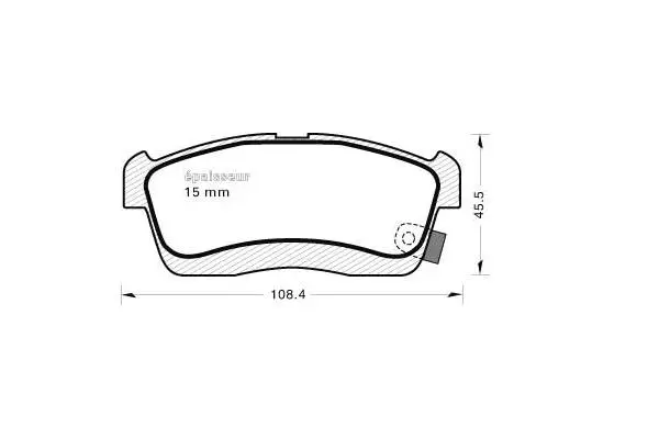 Brake Pad Set, disc brake (950)
