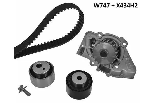 Water Pump & Timing Belt Kit (747K4)