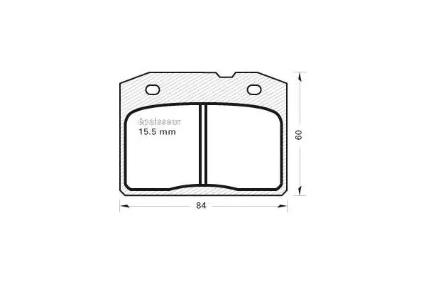 Brake Pad Set, disc brake (101)