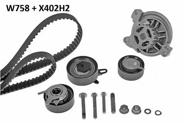 Water Pump & Timing Belt Kit (758K1)