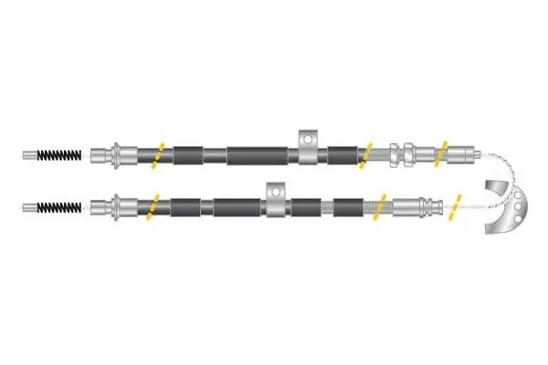 Cable Pull, parking brake (CF5225)