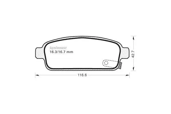 Brake Pad Set, disc brake (1010)
