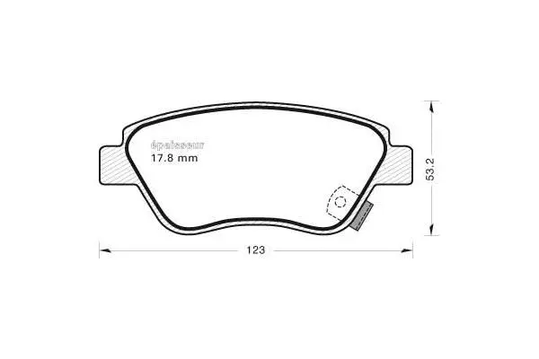 Brake Pad Set, disc brake (850)