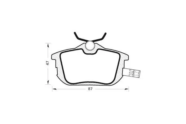Brake Pad Set, disc brake (367)