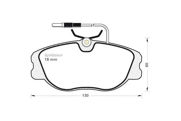 Brake Pad Set, disc brake (338)