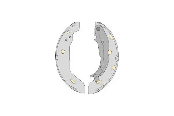 Brake Shoe Set (M761)
