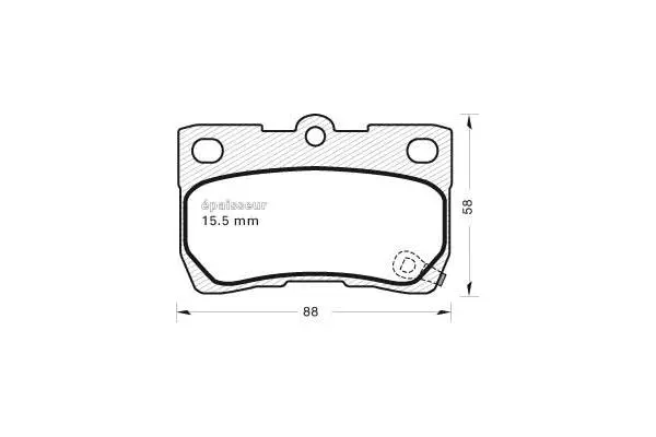 Brake Pad Set, disc brake (934)