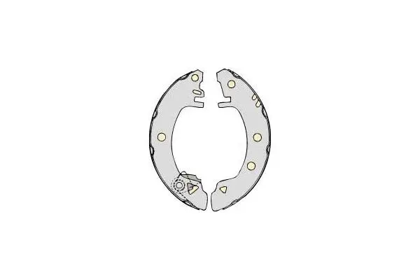 Brake Shoe Set (M614)
