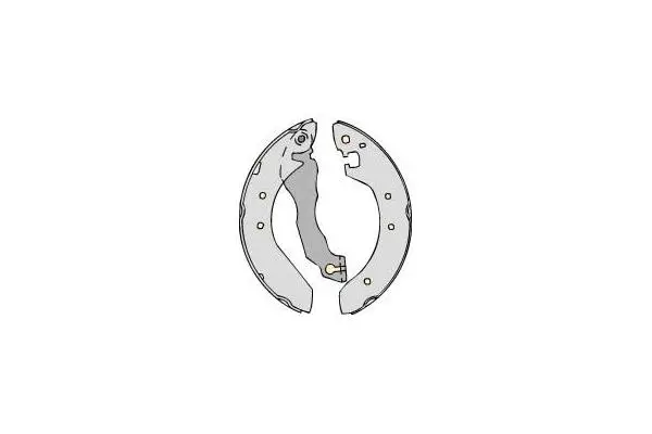 Brake Shoe Set (M683)