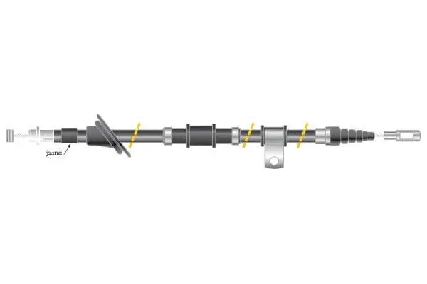 Cable Pull, parking brake (CF6149)