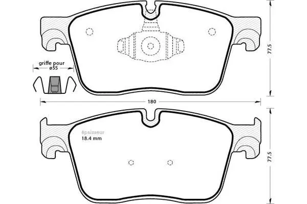 Brake Pad Set, disc brake (1316)