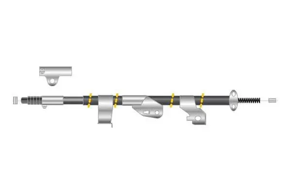Cable Pull, parking brake (CF5598)