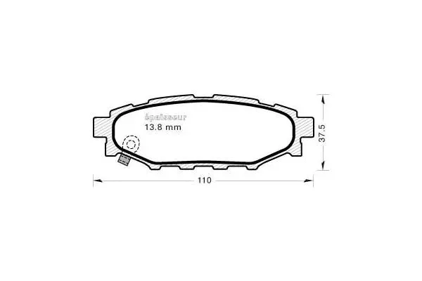 Brake Pad Set, disc brake (909)