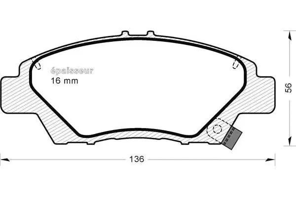Brake Pad Set, disc brake (991)