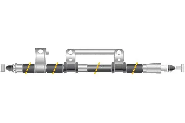 Cable Pull, parking brake (CF6124)
