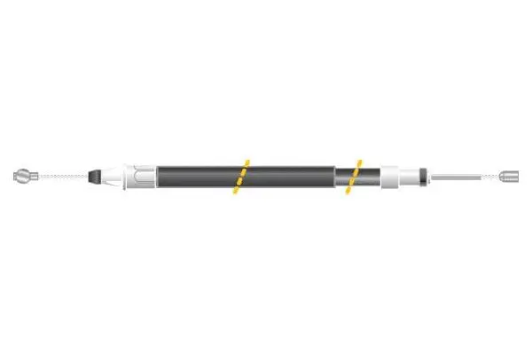 Cable Pull, parking brake (CF6202)