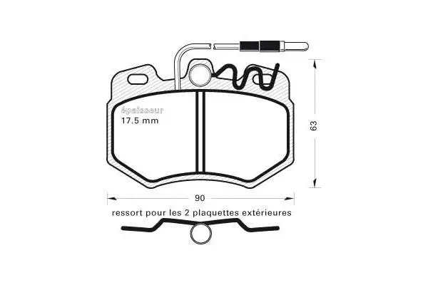 Brake Pad Set, disc brake (307)