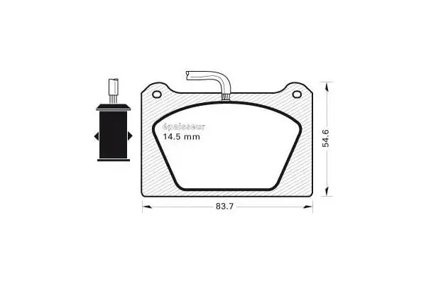 Brake Pad Set, disc brake (149)