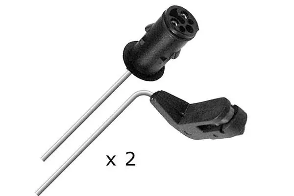 Warning Contact, brake pad wear (TU111)
