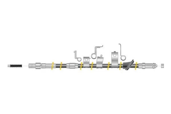 Cable Pull, parking brake (CF5281)