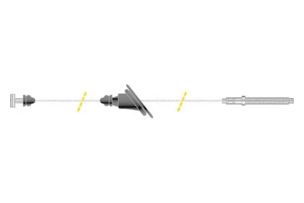 Cable Pull, parking brake (CF6286)