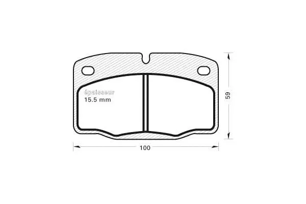 Brake Pad Set, disc brake (130)