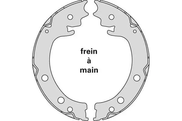 Brake Shoe Set, parking brake (M936)