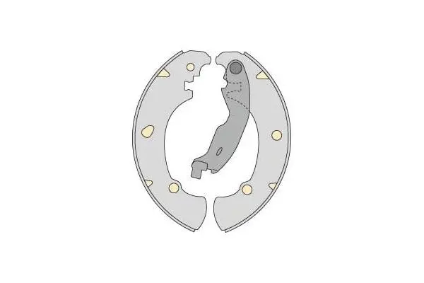 Brake Shoe Set (M748)