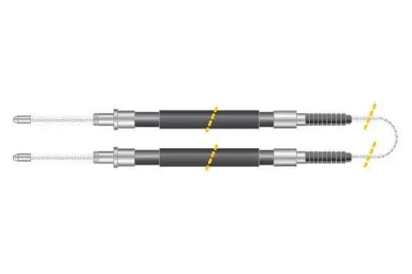 Cable Pull, parking brake (CF5169)