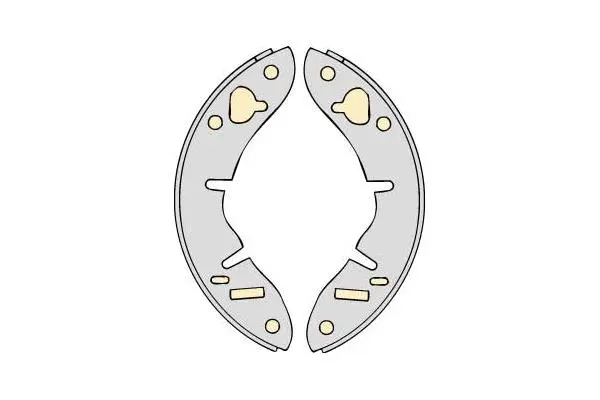 Brake Shoe Set (M531)