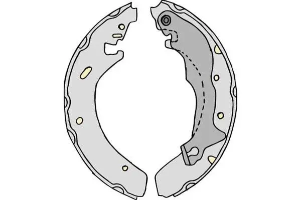 Brake Shoe Set (M721)
