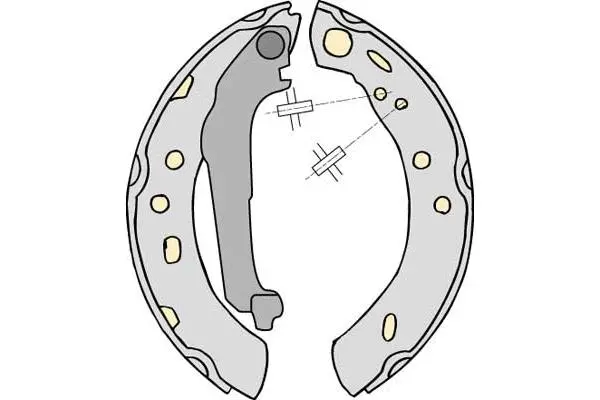 Brake Shoe Set (M719)