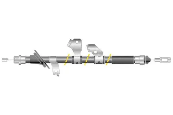 Cable Pull, parking brake (CF6238)