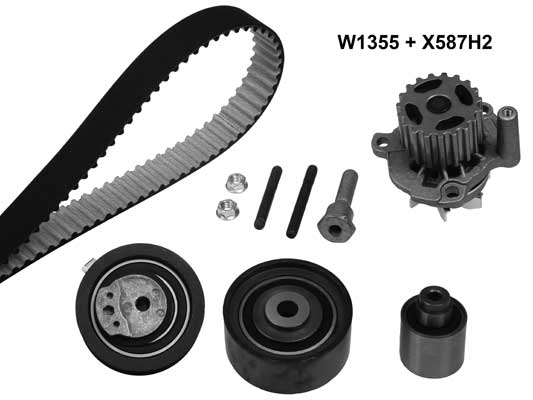 Water Pump & Timing Belt Kit (1355K6)